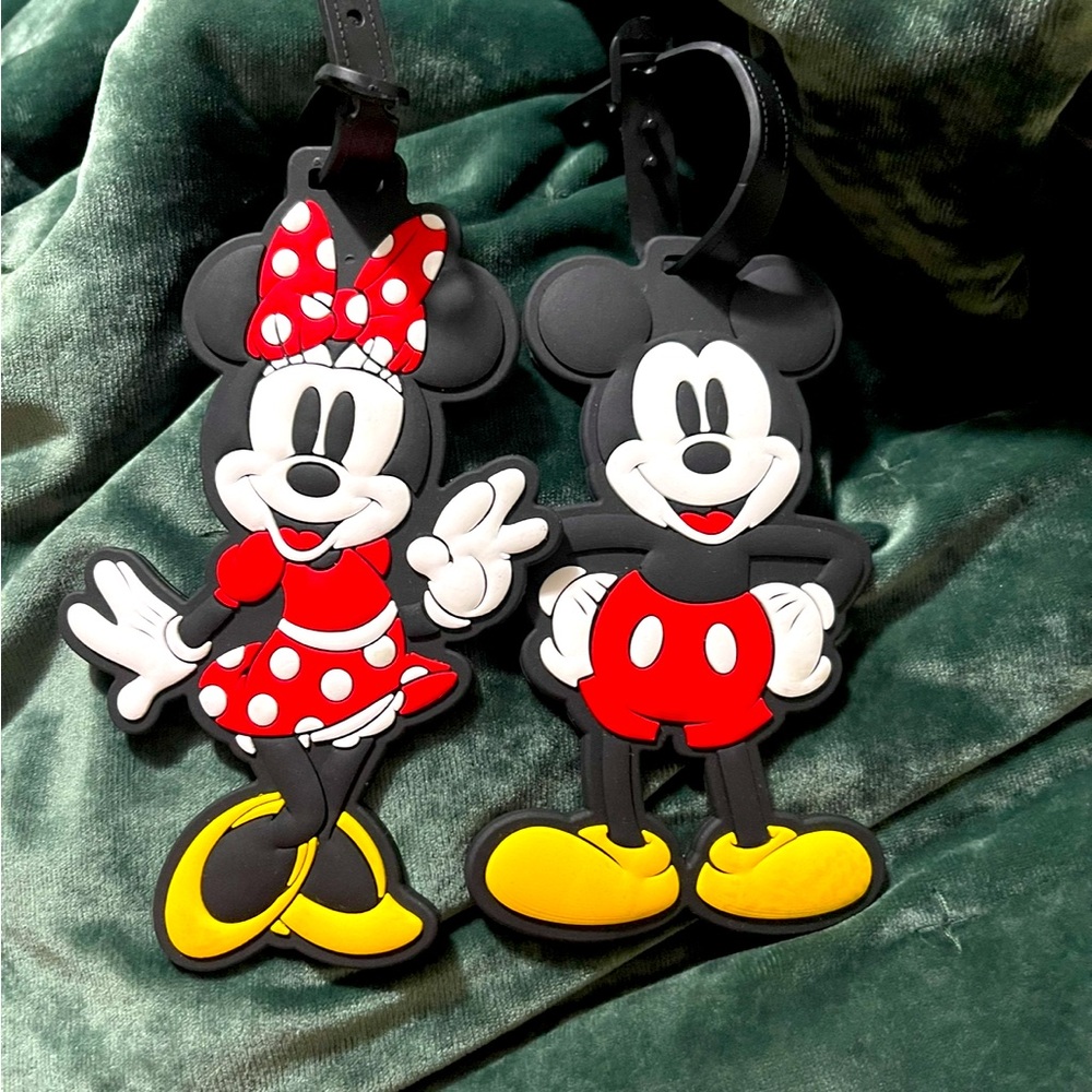 Mickey and Minnie Luggage Tags